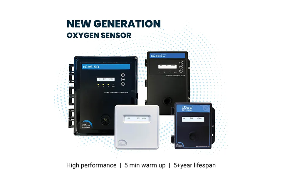 CET Introduces Next-Generation Lead-Free O₂ Sensor for cGas Detectors