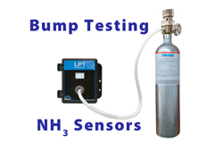 Bump Testing Ammonia Sensors